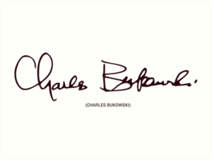 firma di Charles Bukowski